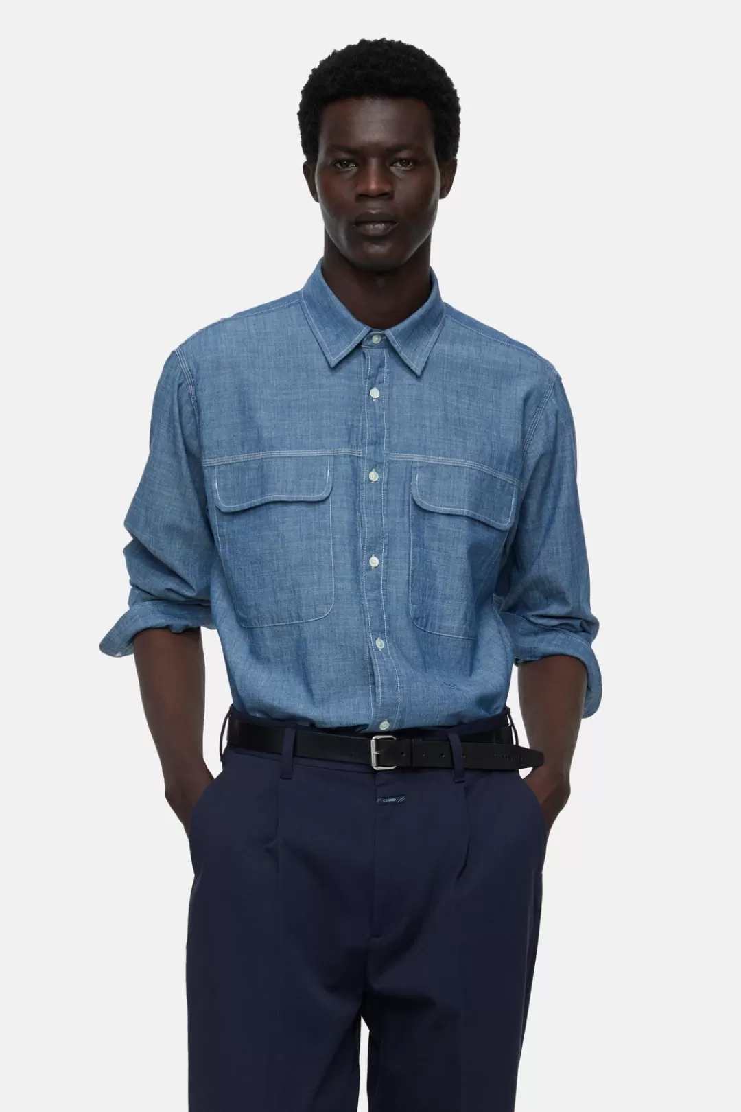 Best Sale Cotton chambray shirt SHIRTS