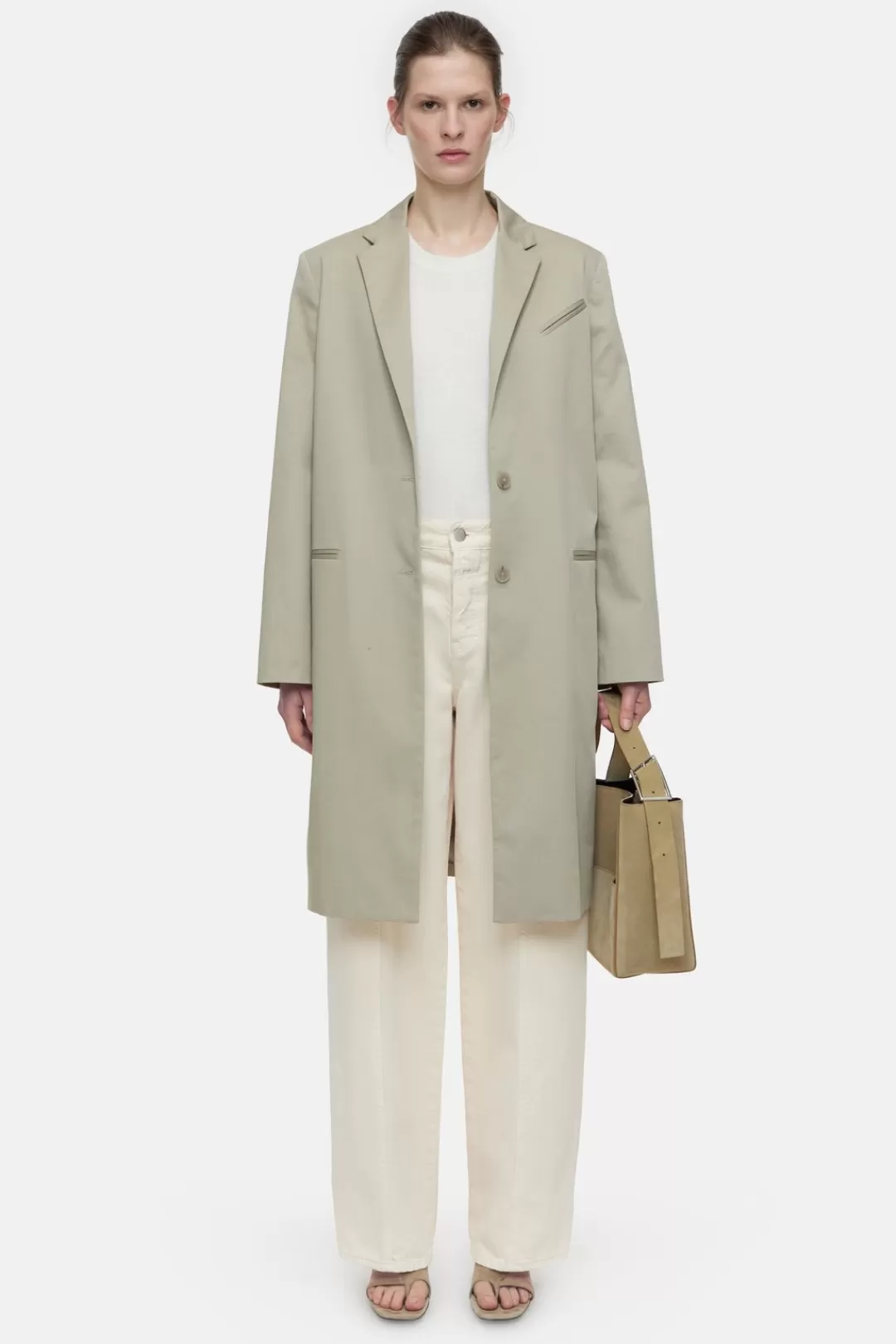 Best Cotton Twill Coat Women JACKETS & COATS
