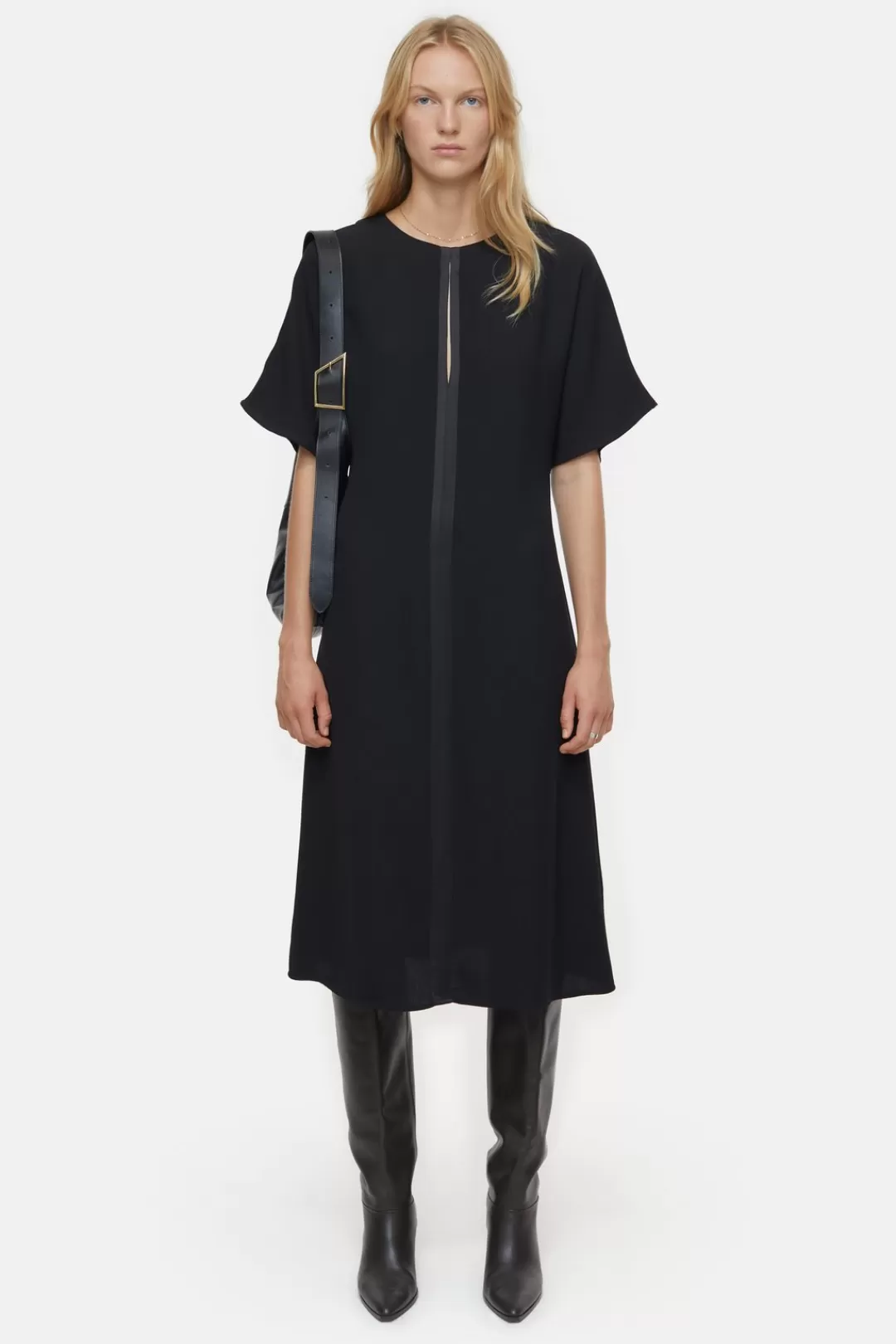 Flash Sale Crepe Dress Women DRESSES