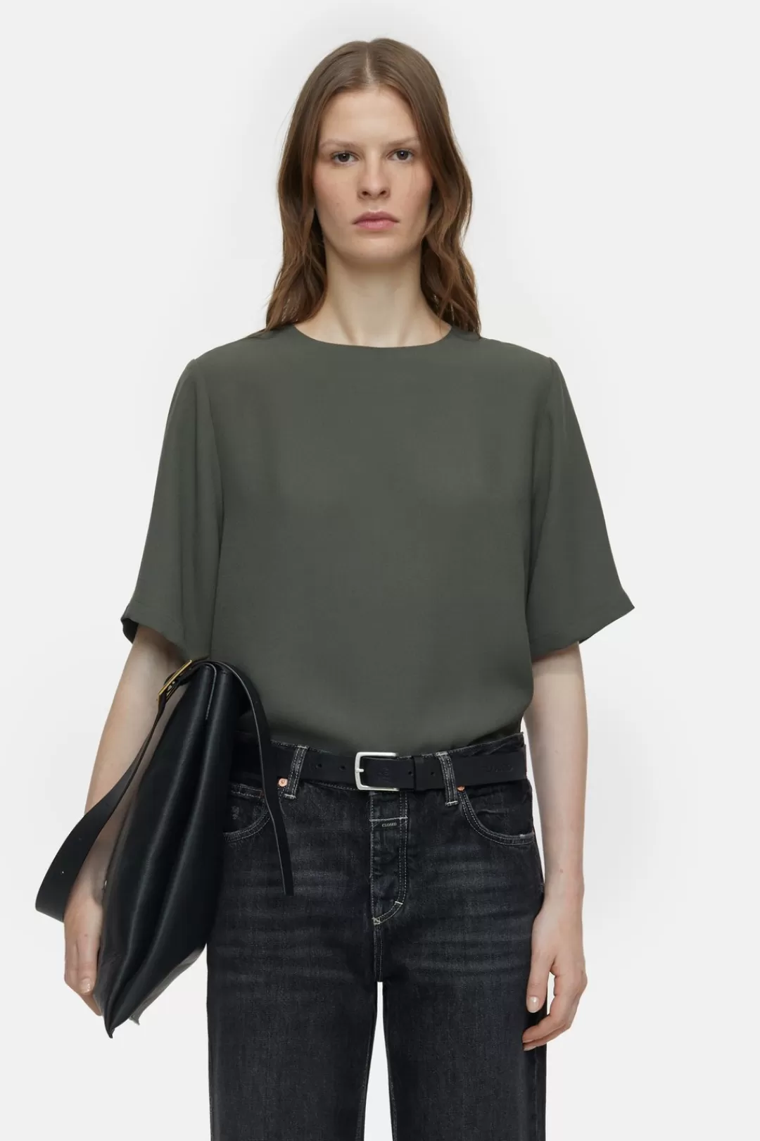 Best Sale Crêpe Shirt Women SHIRTS & BLOUSES