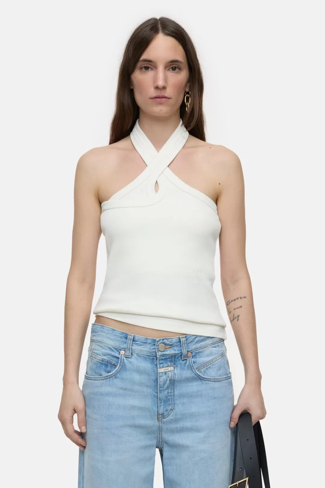 Best Sale Halterneck Top Women T-SHIRTS