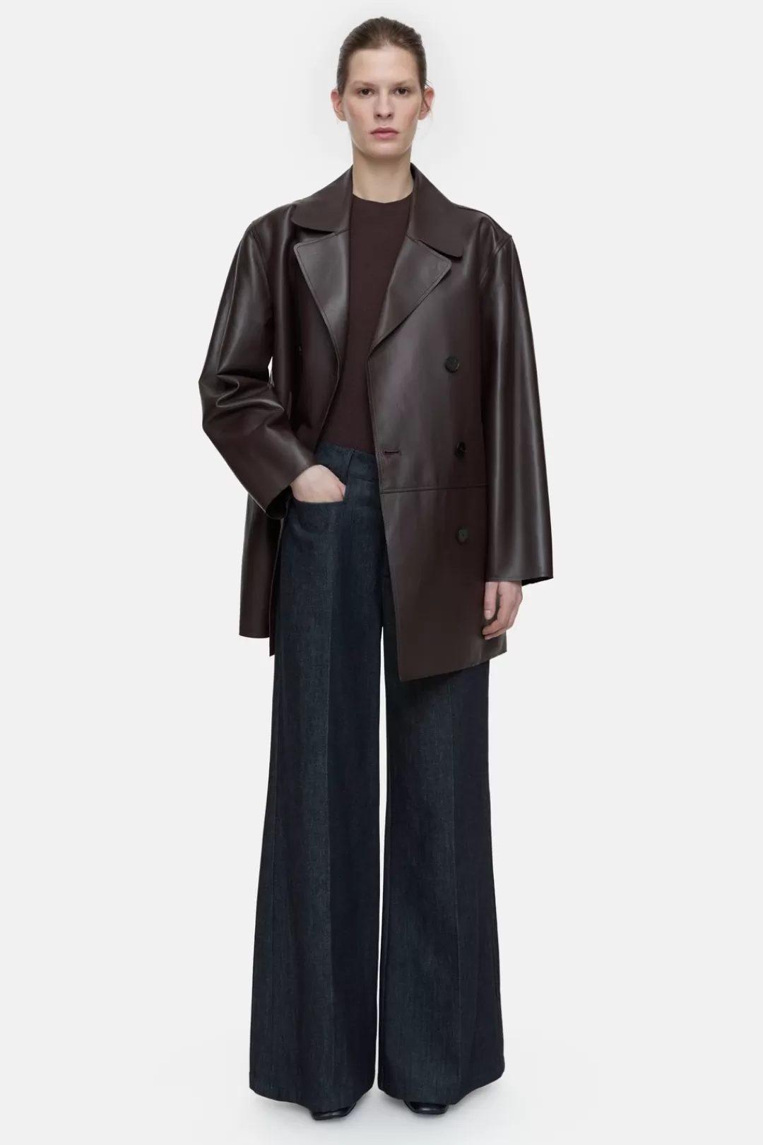 Cheap Leather Coat Women JACKETS & COATS