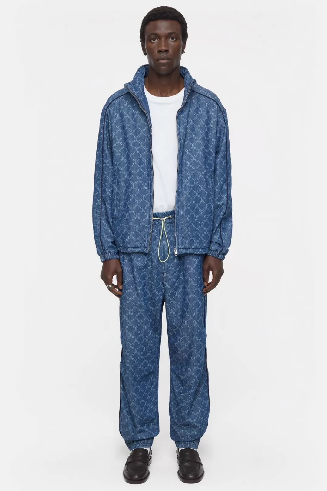 New Logo Track Suit Jacket aus Baumwoll-Mix JACKETS & COATS