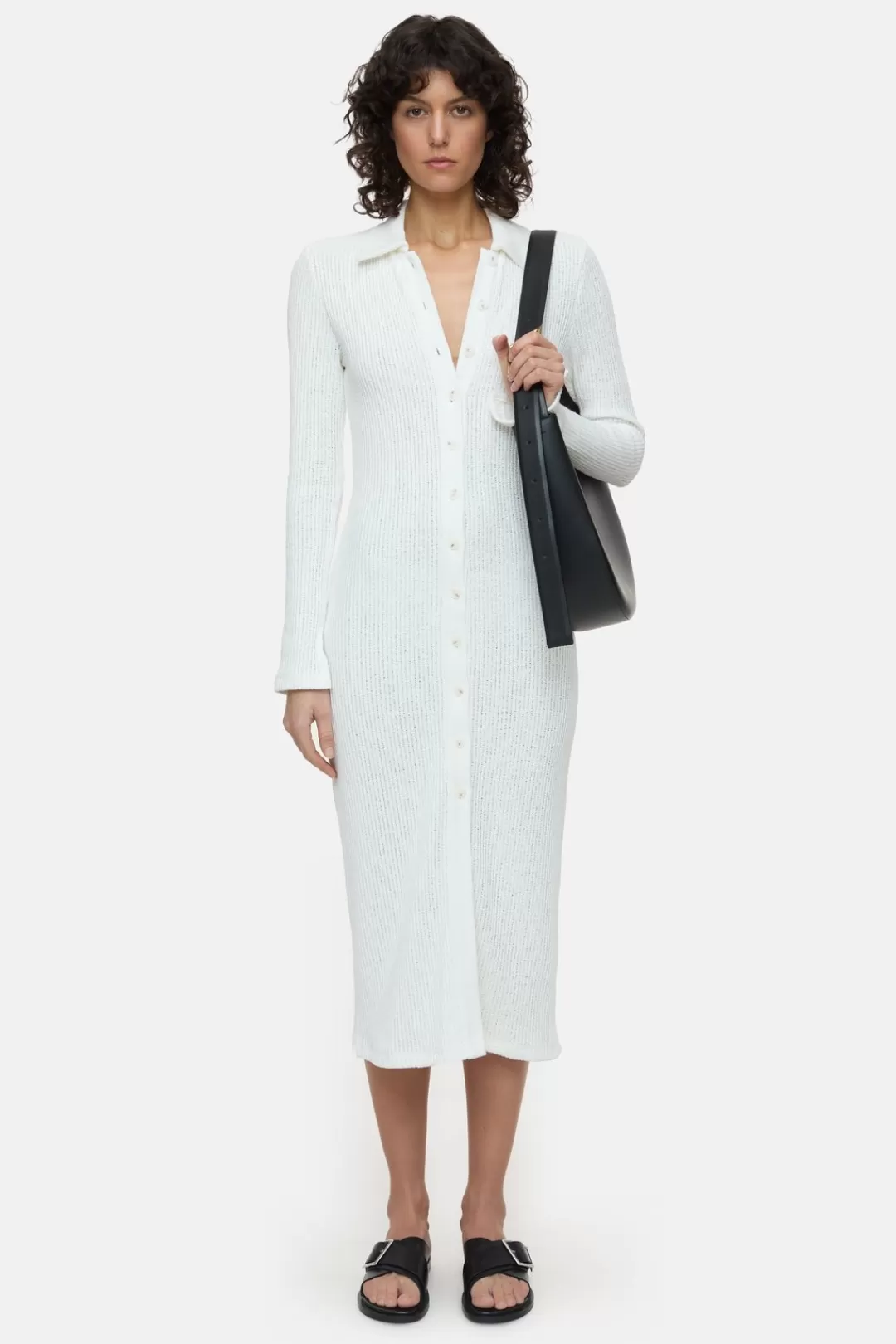 Discount Long Knitted Dress Women DRESSES