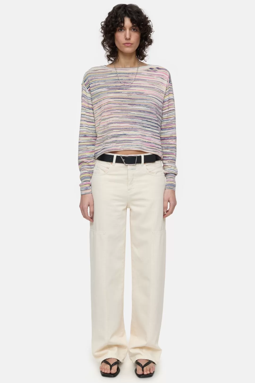 Best Sale Piqué Longsleeve Shirt Women KNITS
