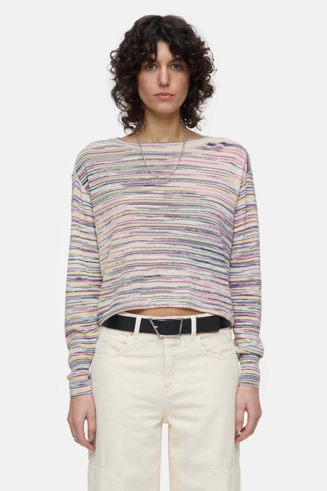 Best Sale Piqué Longsleeve Shirt Women KNITS