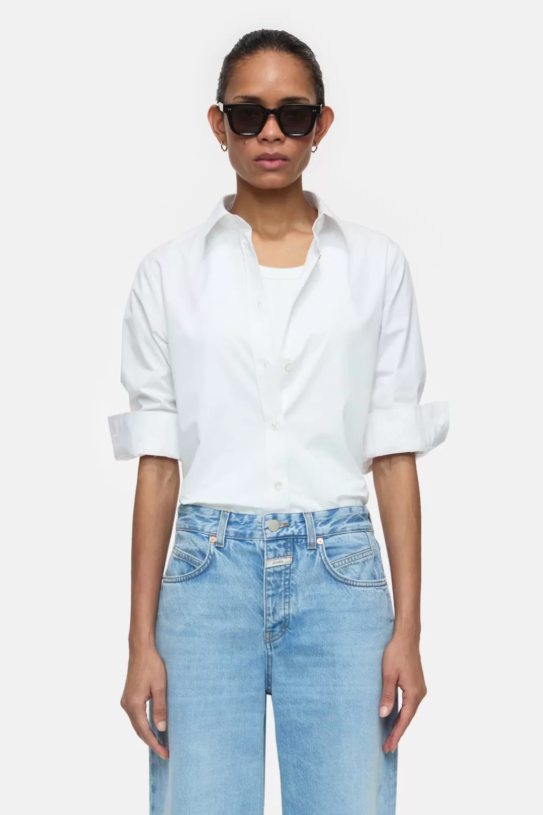 Online Poplin blouse Women SHIRTS & BLOUSES