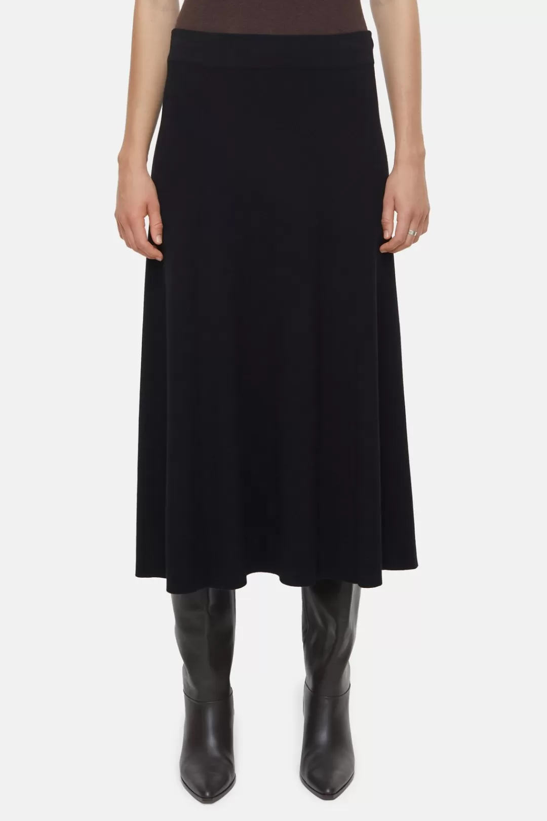 Sale Ribbed Knit Skirt Women SKIRTS