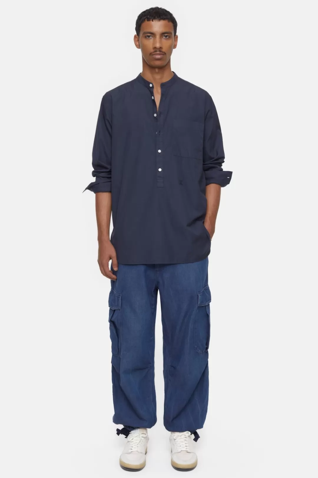 Shop Shirt with stand-up collar SHIRTS