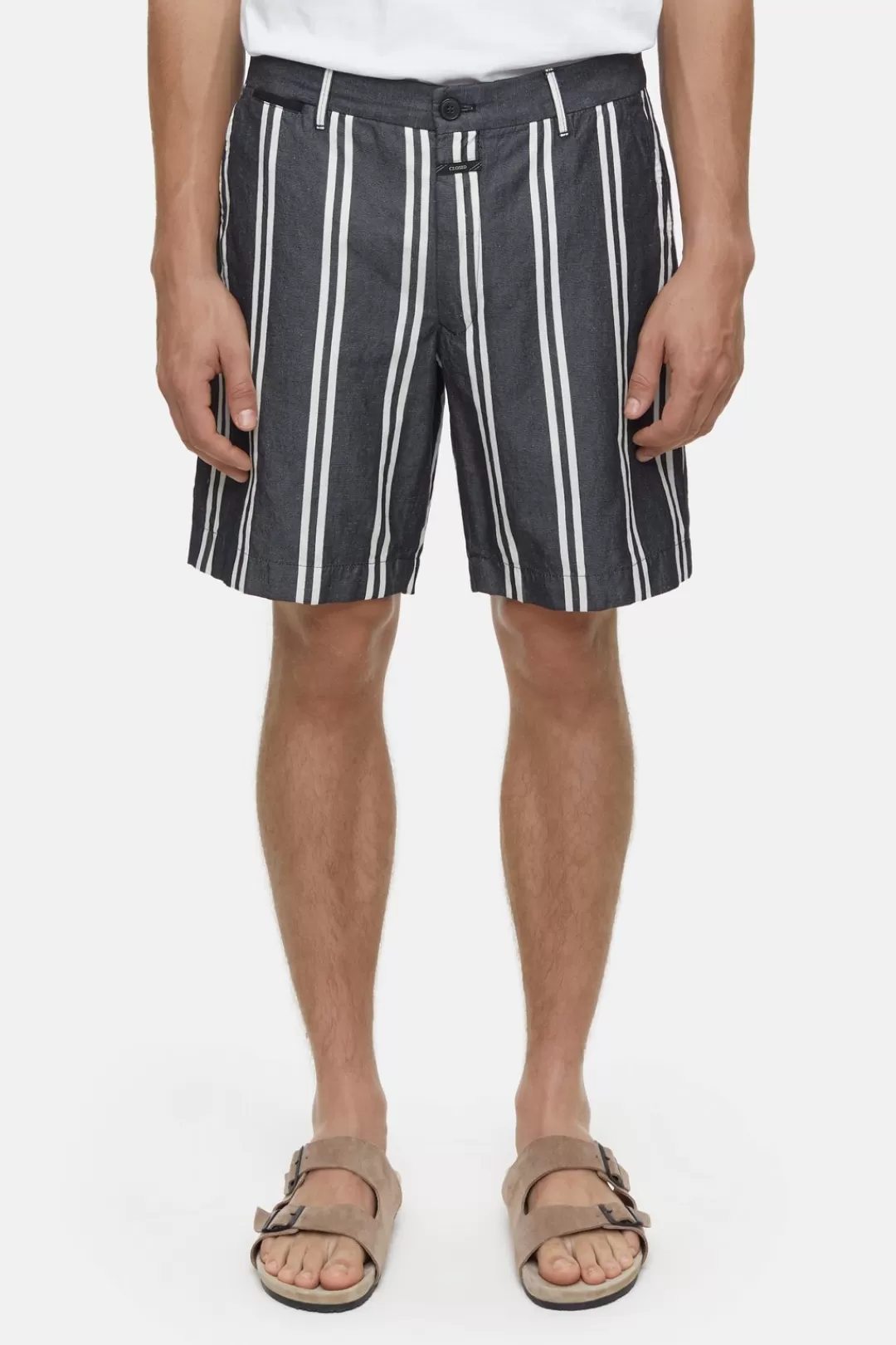 Outlet Striped Chino Shorts SHORTS