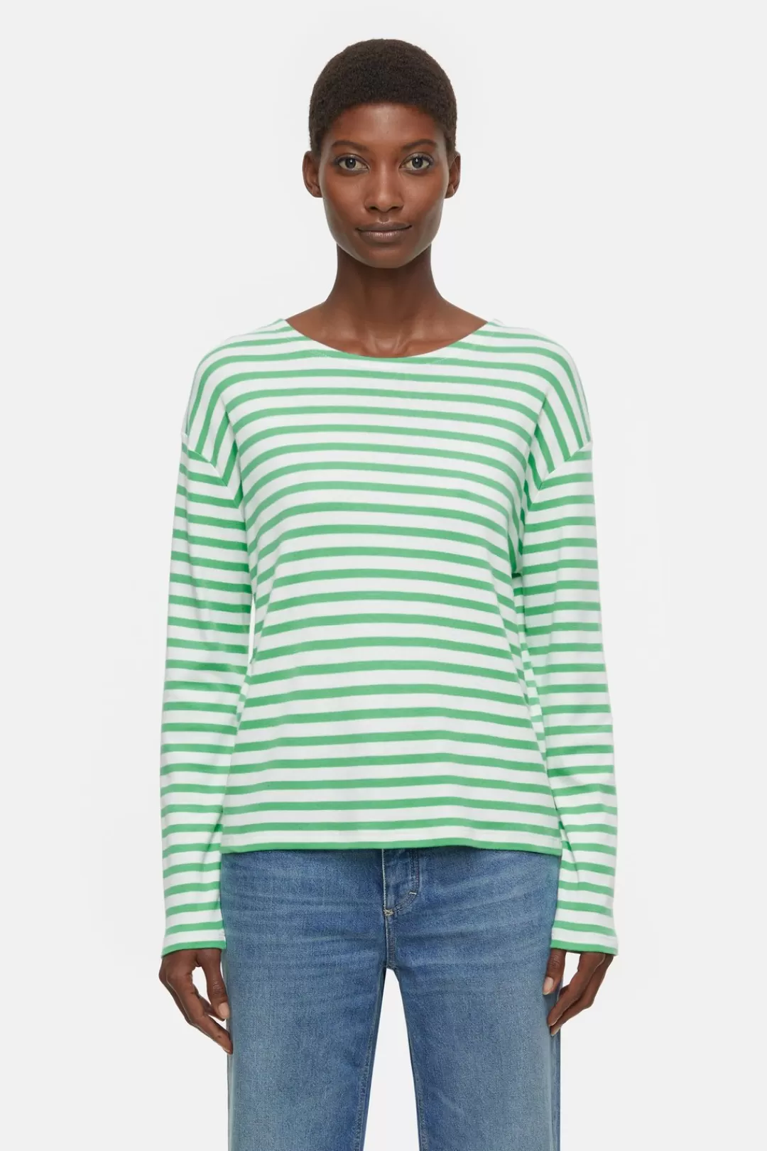 Best Sale Striped Longsleeve Women T-SHIRTS