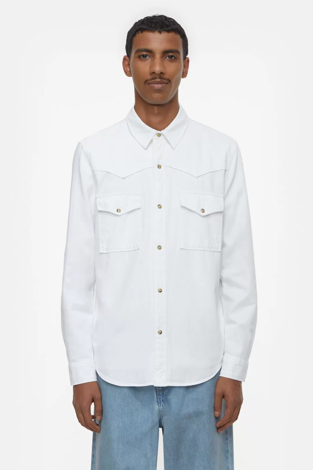 Cheap Western denim shirt SHIRTS