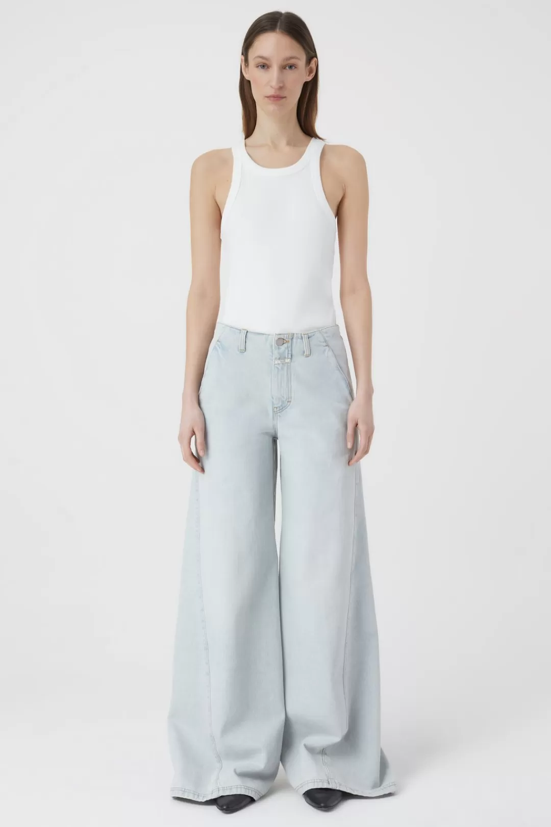 Cheap Wide Jeans - Style Name Avan Women WIDE | LONG DENIM