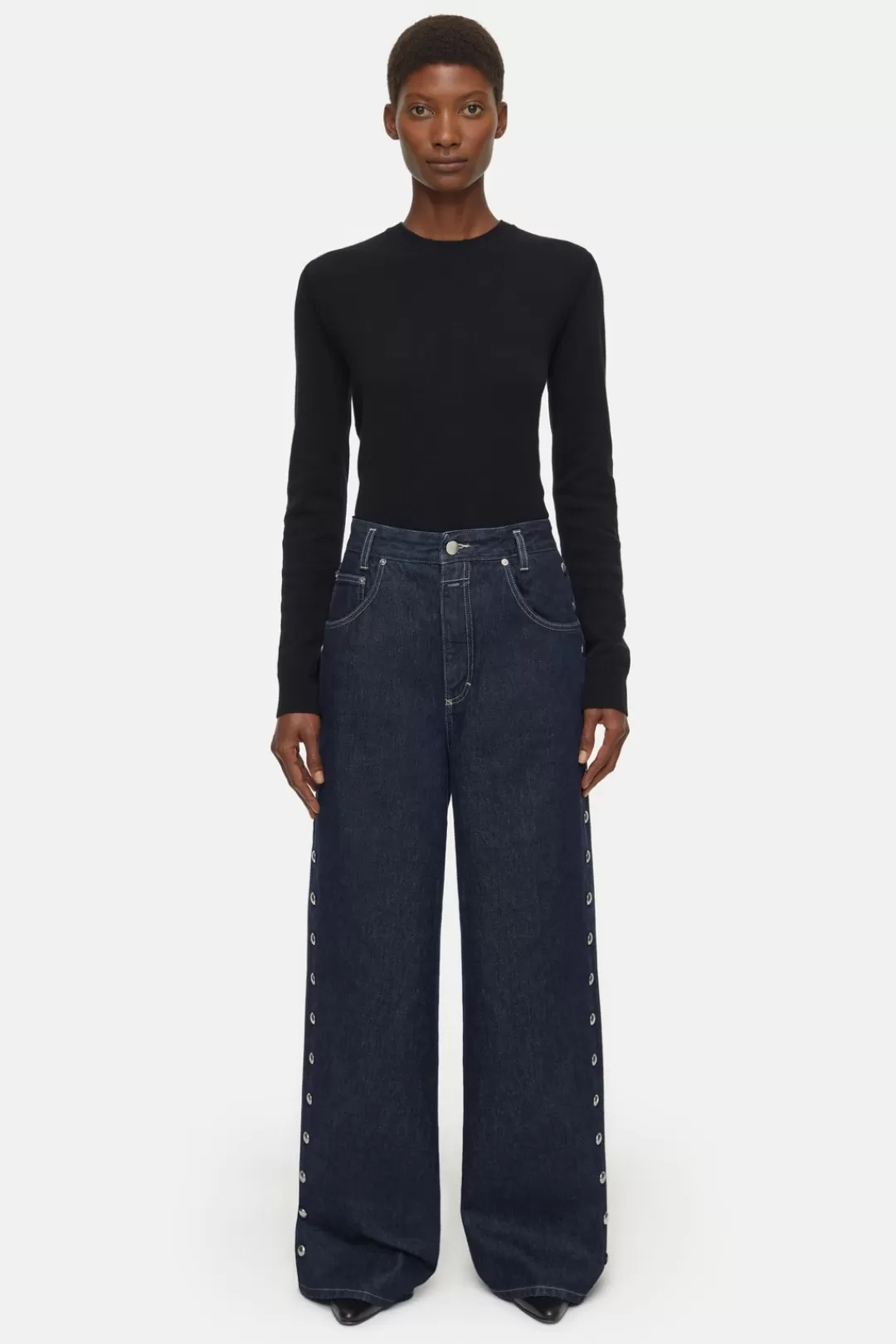 Outlet Wide Jeans - Style Name Morus Women WIDE