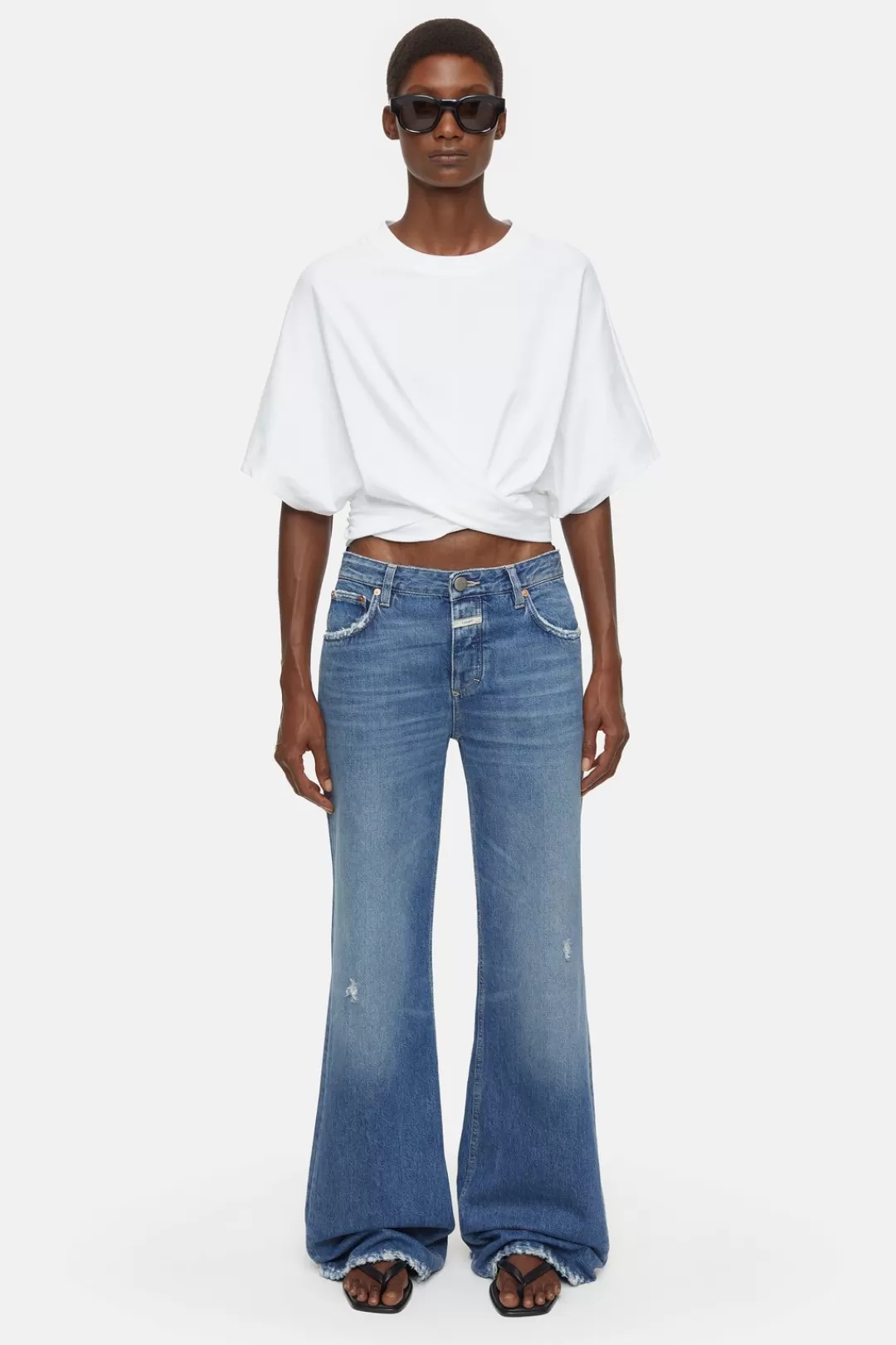 Shop Wrap T-shirt Women T-SHIRTS
